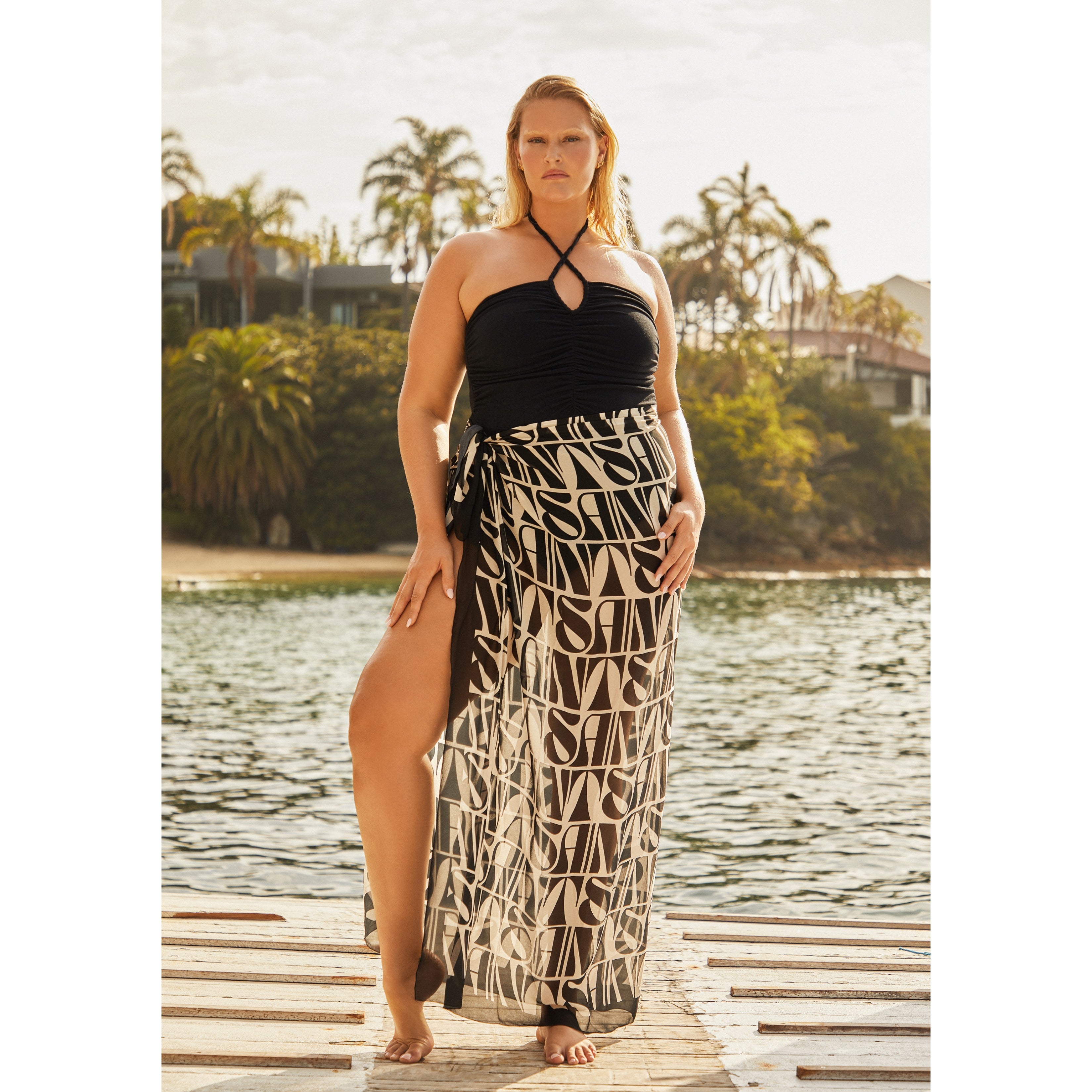 Into Your Light / Sarong / SAINT print