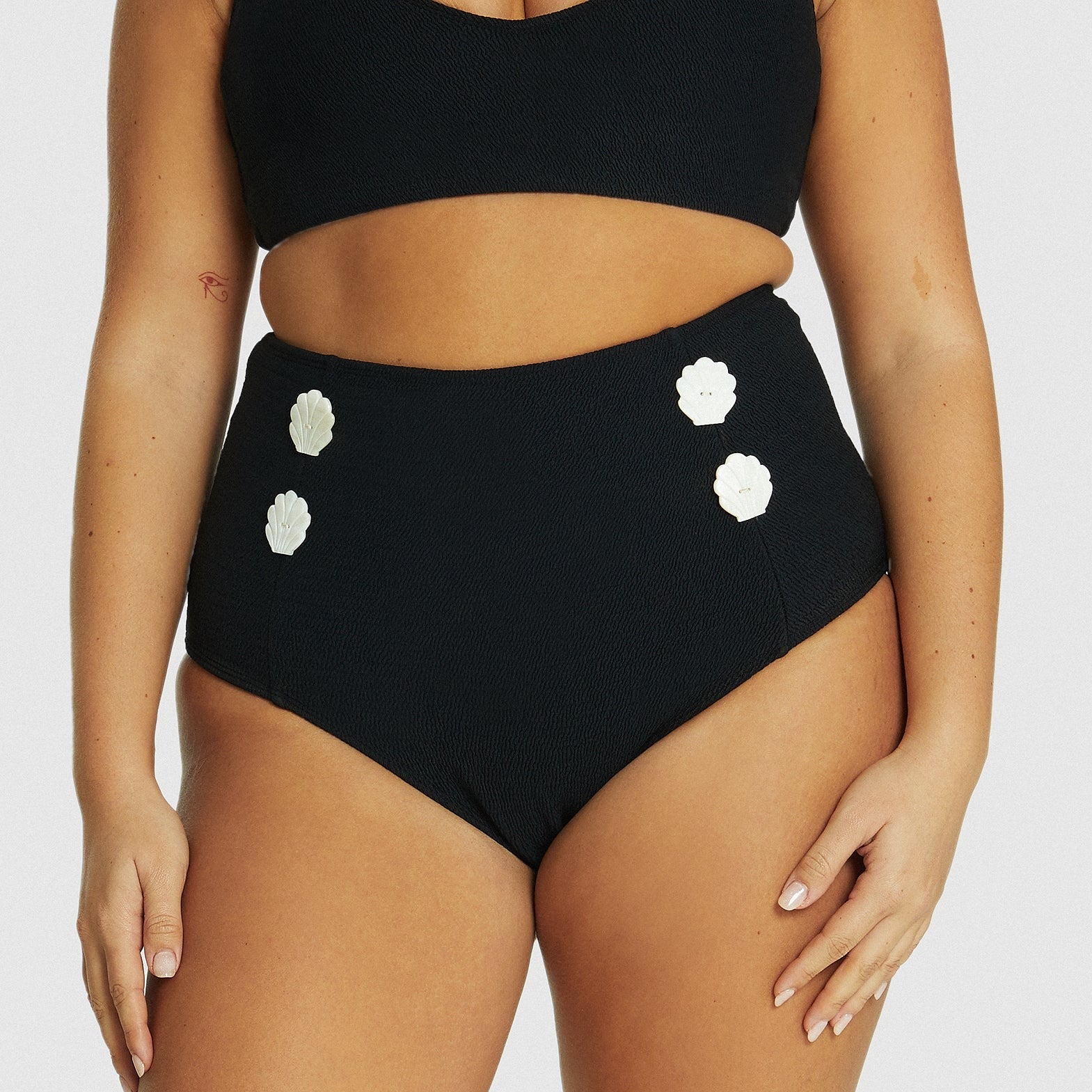 Born This Way / Bikini bottoms / Black texture - FINAL SALE