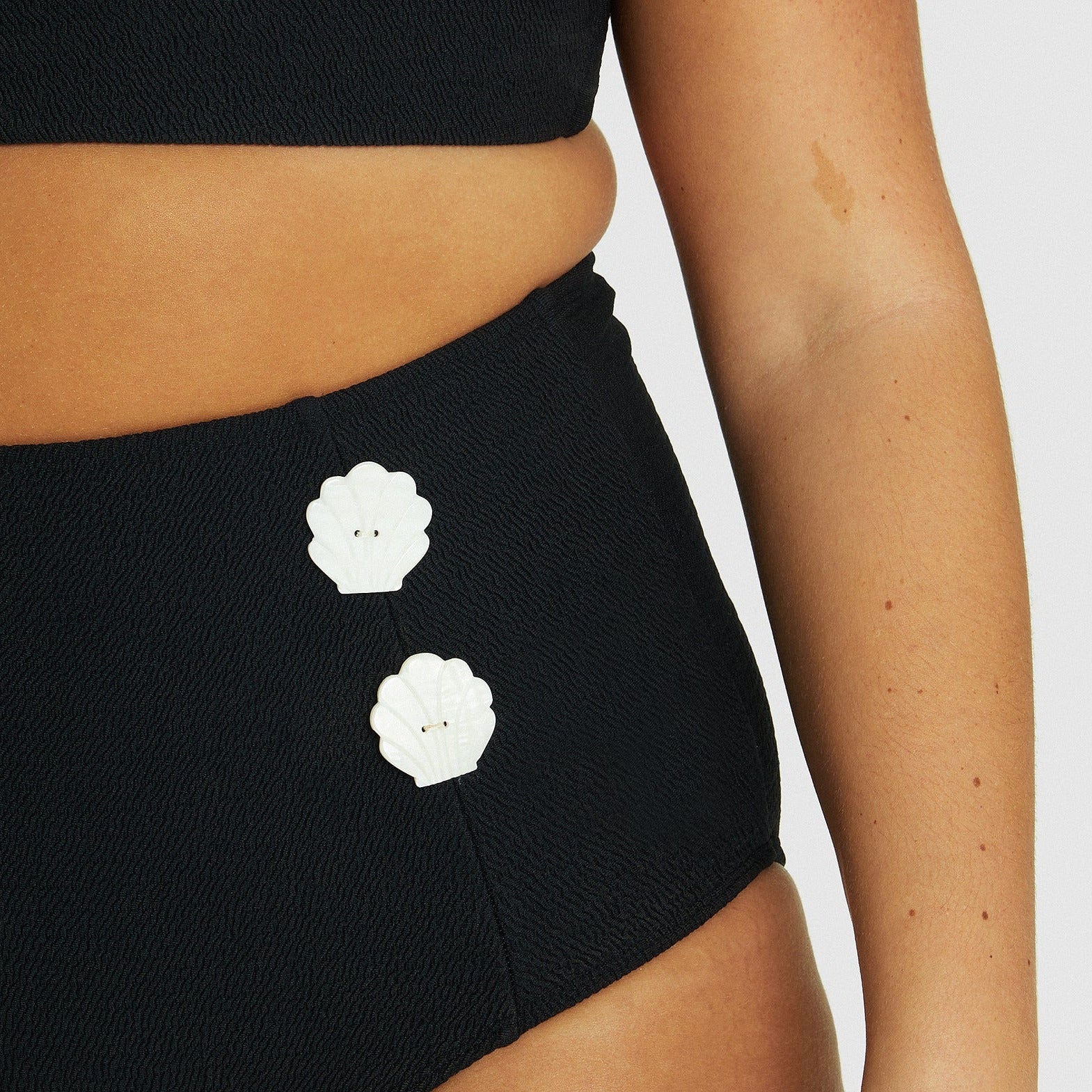 Born This Way / Bikini bottoms / Black texture - FINAL SALE