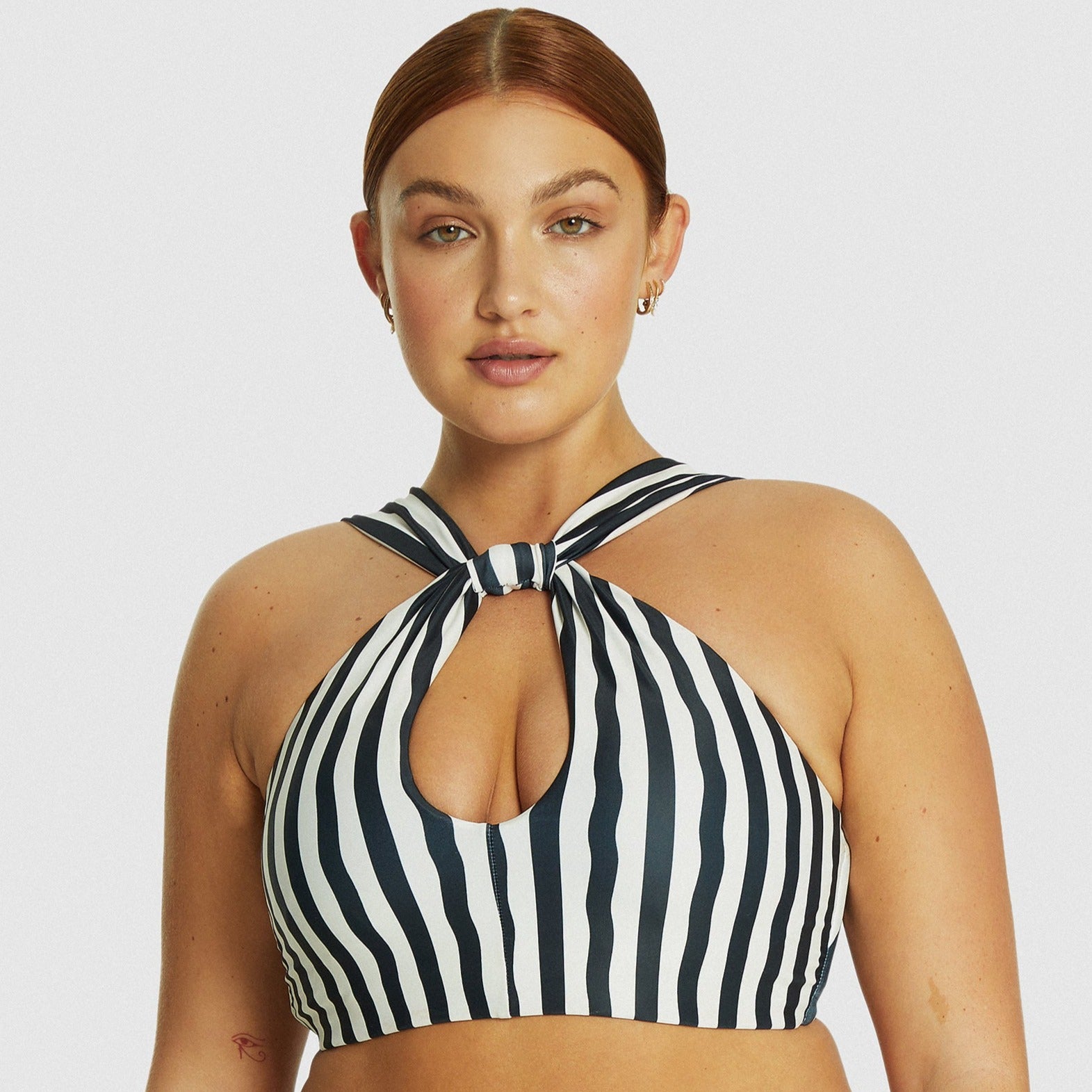 Cross My Heart / Bikini top / Stripe - FINAL SALE