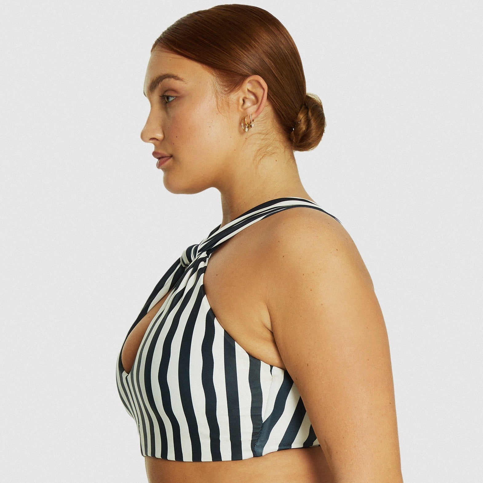 Cross My Heart / Bikini top / Stripe - FINAL SALE