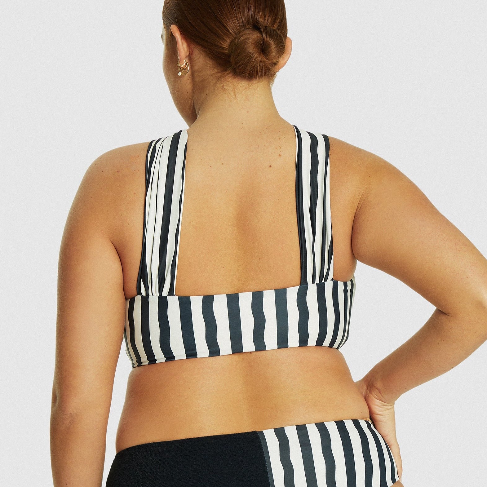 Cross My Heart / Bikini top / Stripe - FINAL SALE