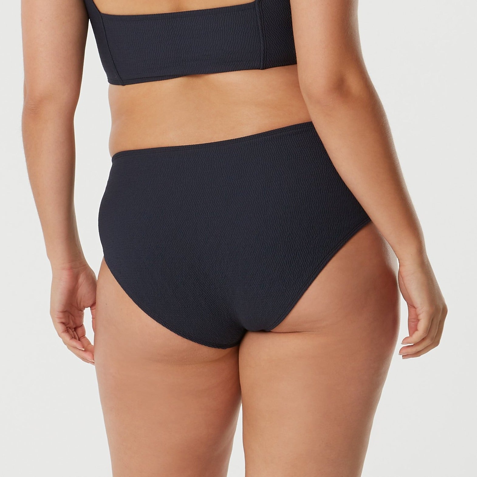 Follow The Sun / Ink Textured Bikini Bottoms / Back - SAINT SOMEBODY