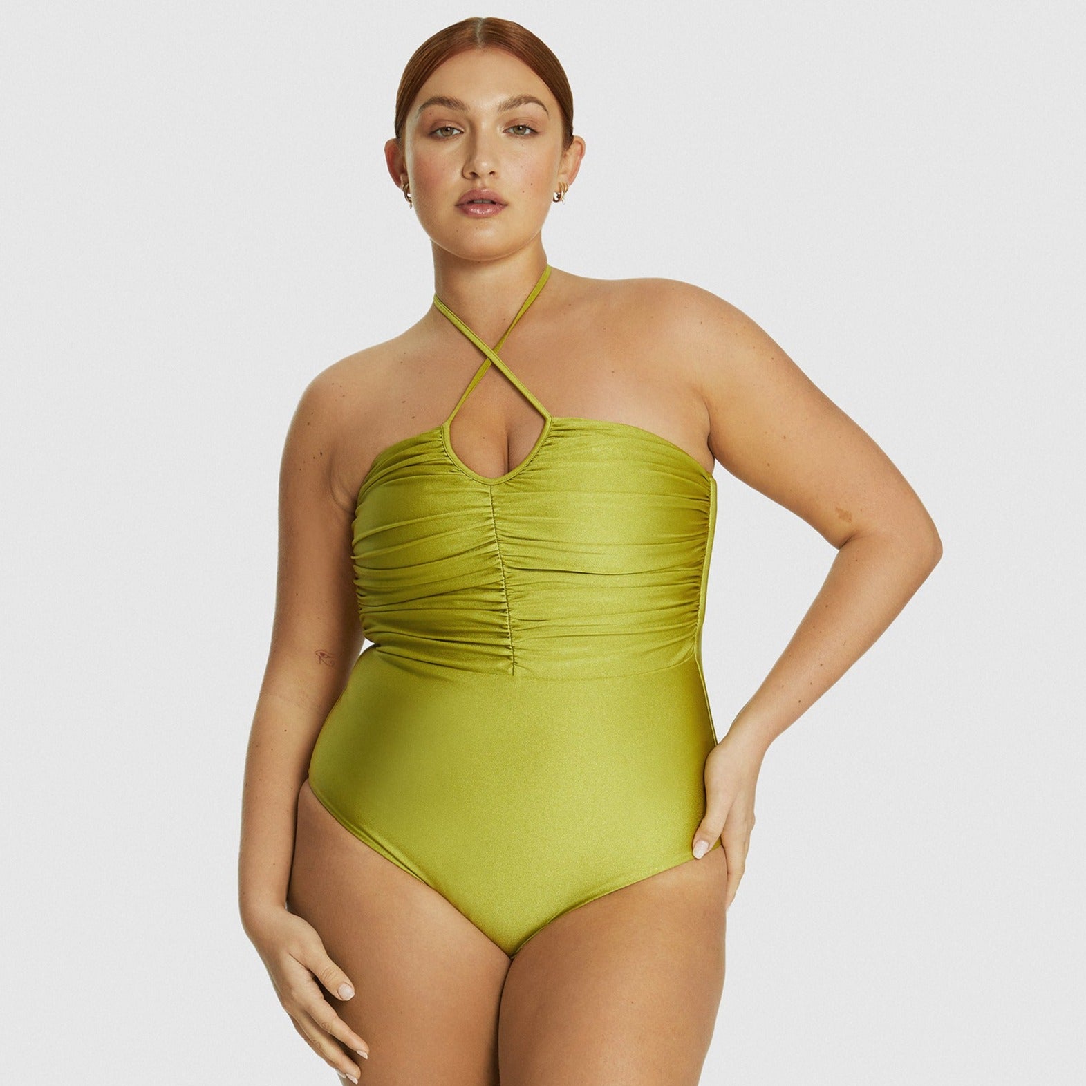 I Am Woman / One piece / Olive - FINAL SALE