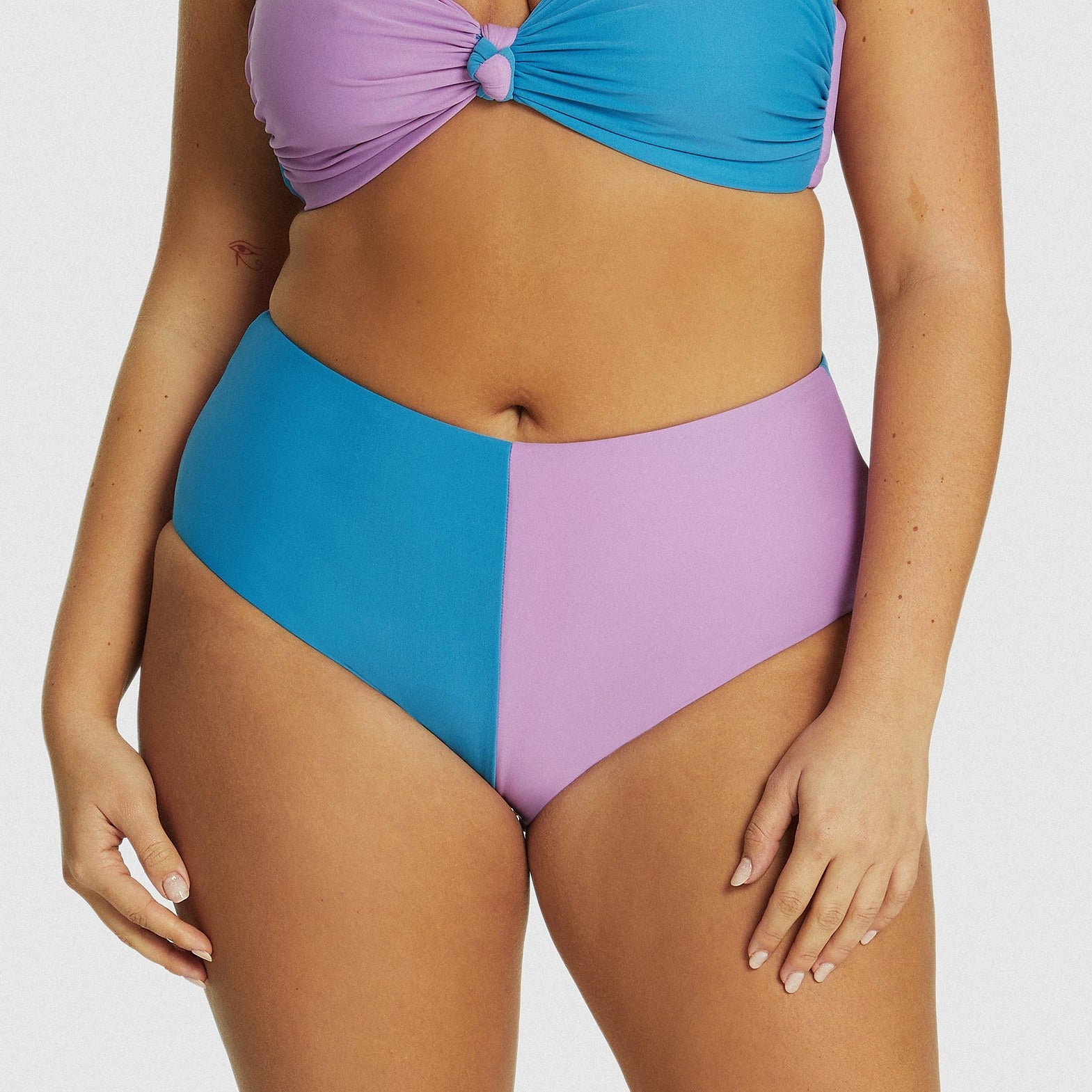 Follow The Sun / Bikini Bottoms / Blue + Lilac - FINAL SALE