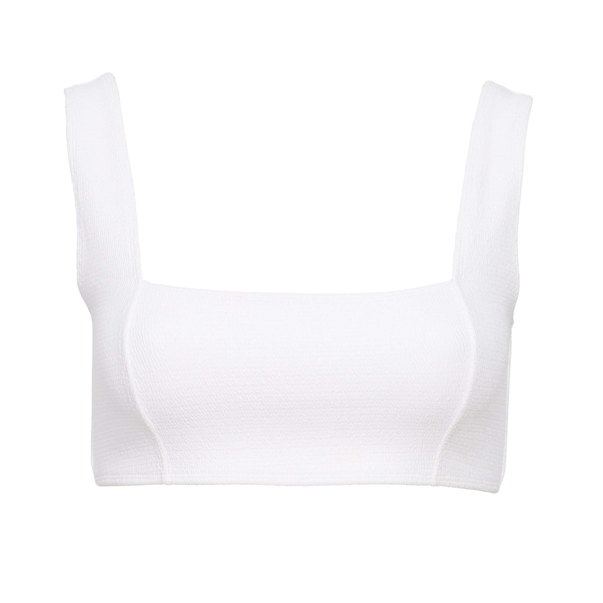 Walking On A Dream / Bikini top / White - FINAL SALE
