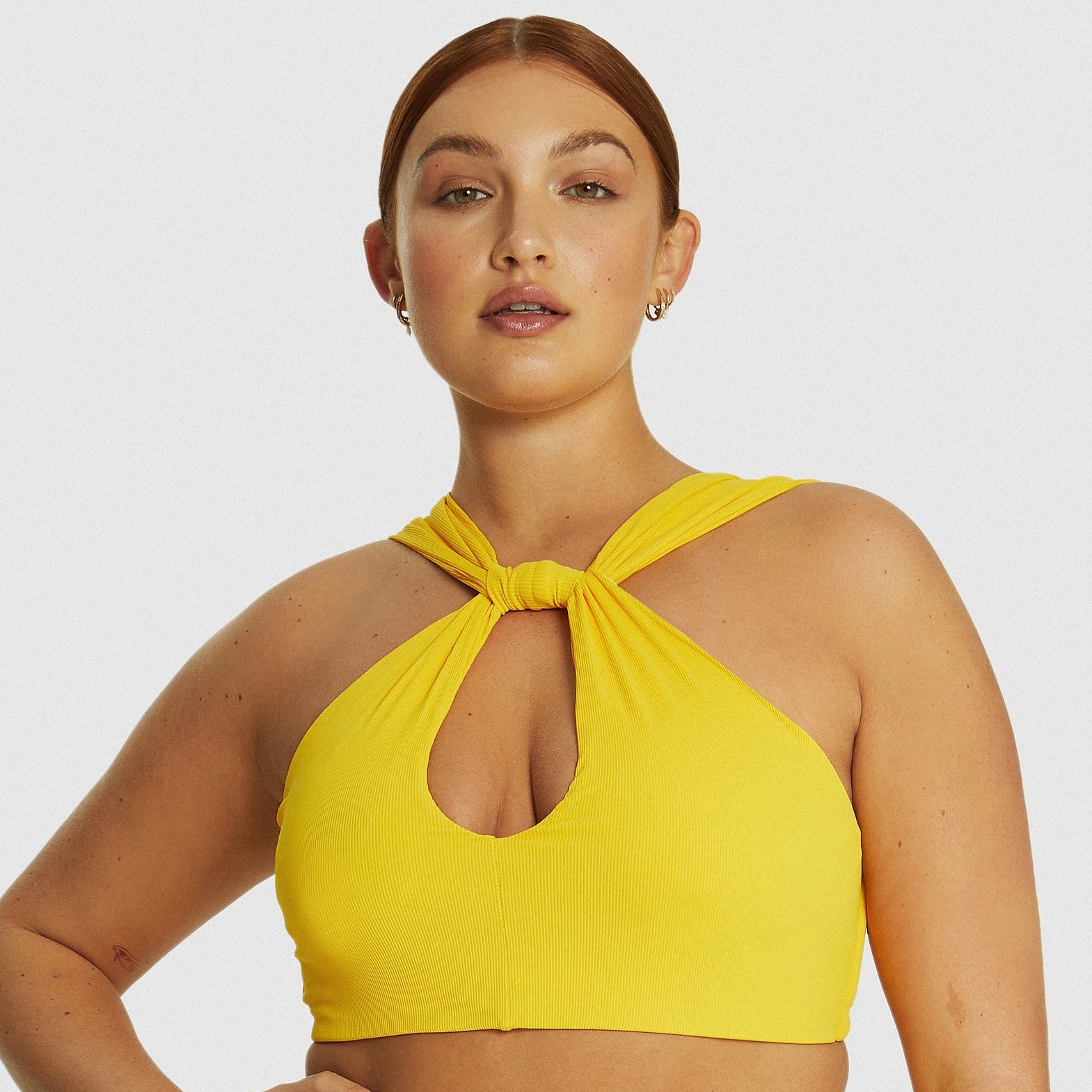 Cross My Heart / Bikini top / Yellow - FINAL SALE