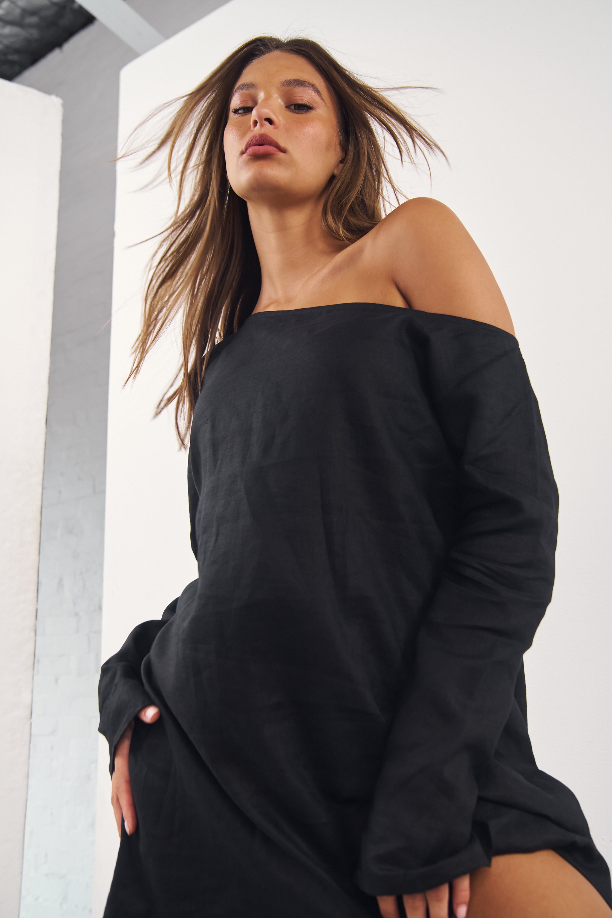 And She Was / White Linen Dress | SAINT SOMEBODY And She Was / White Linen Dress | SAINT SOMEBODY