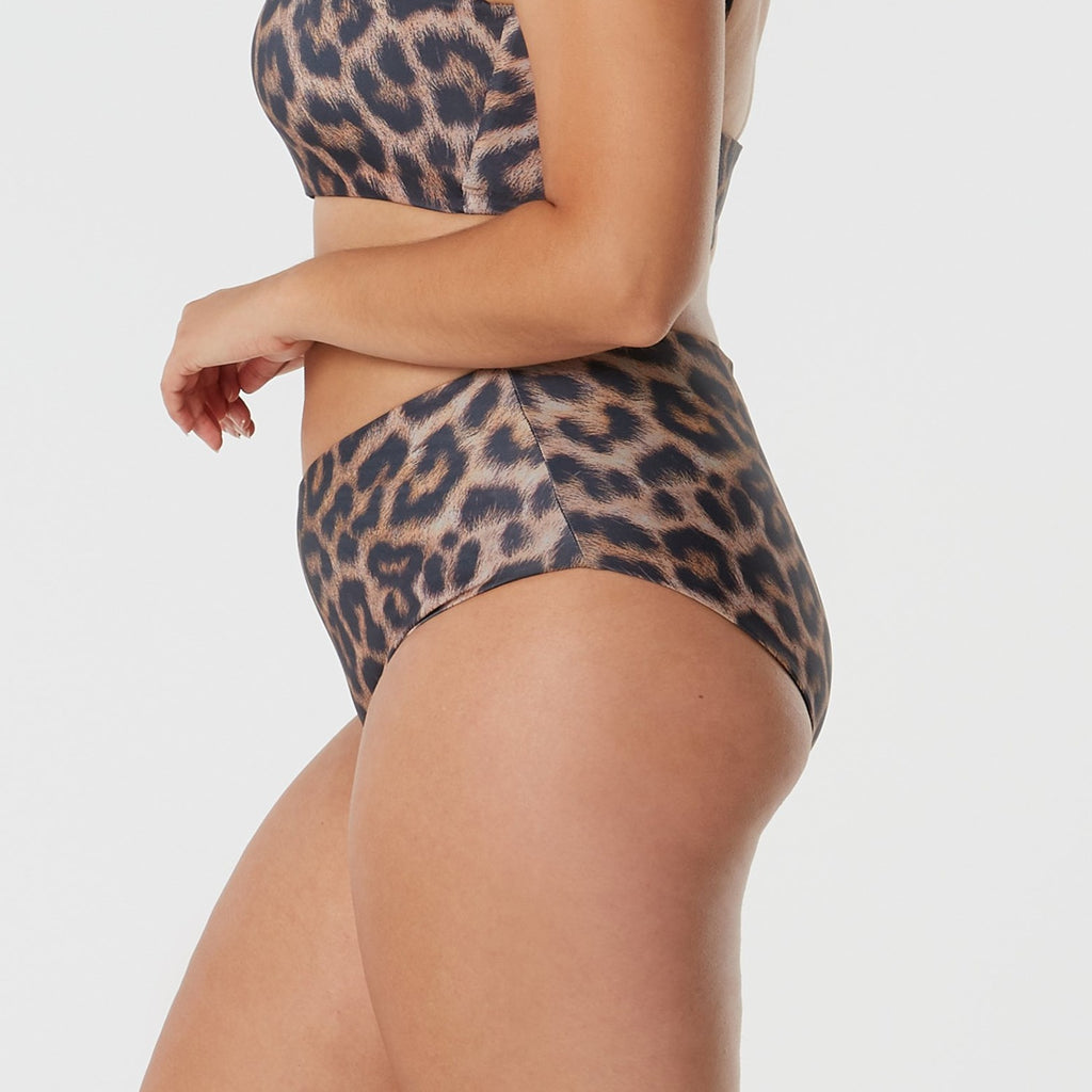 Follow The Sun / Leopard Bikini Bottoms - SAINT SOMEBODY