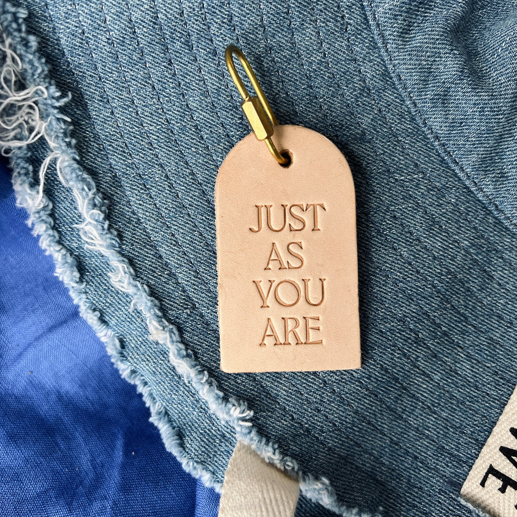 'JUST AS YOU ARE' / keyring