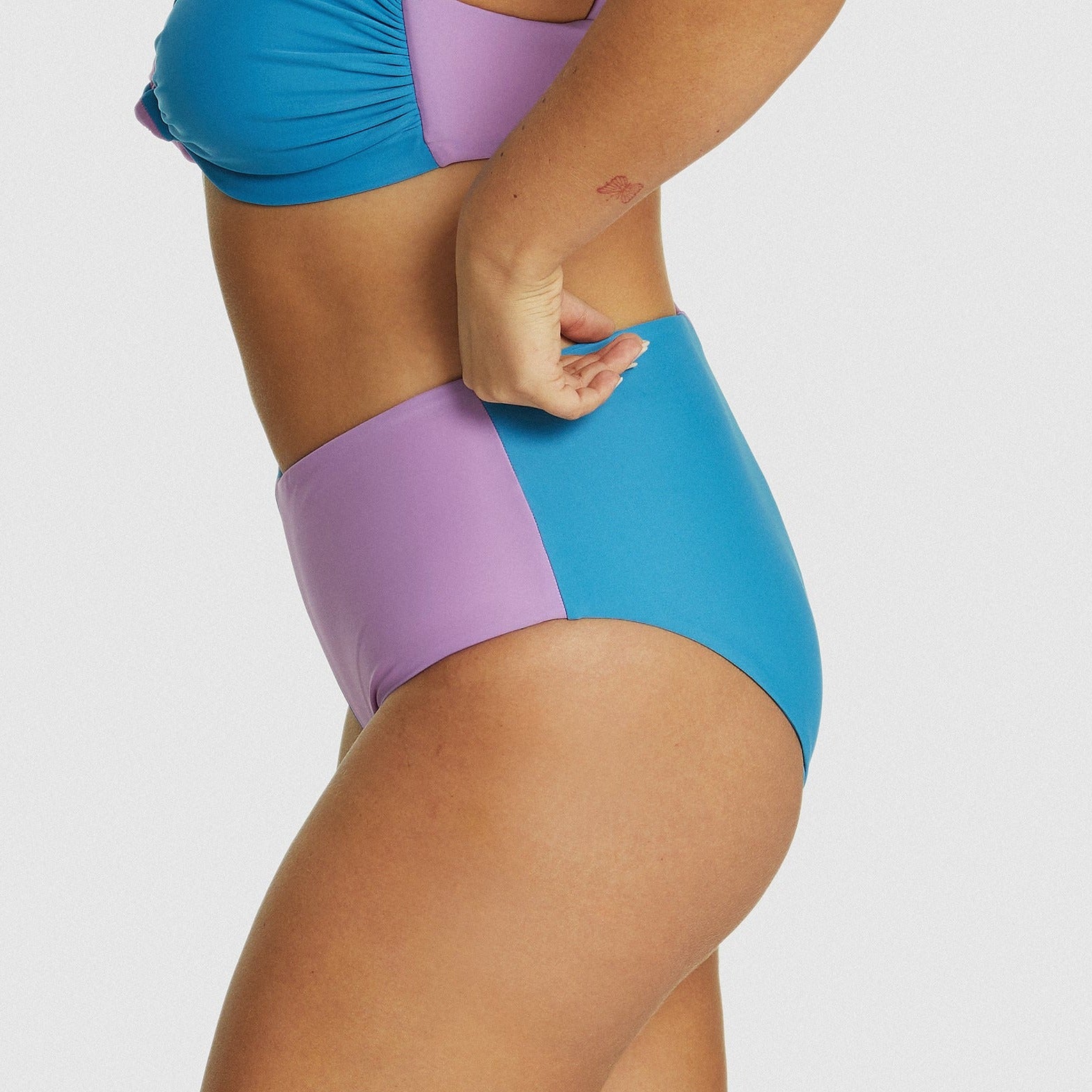 Follow The Sun / Bikini Bottoms / Blue + Lilac - FINAL SALE