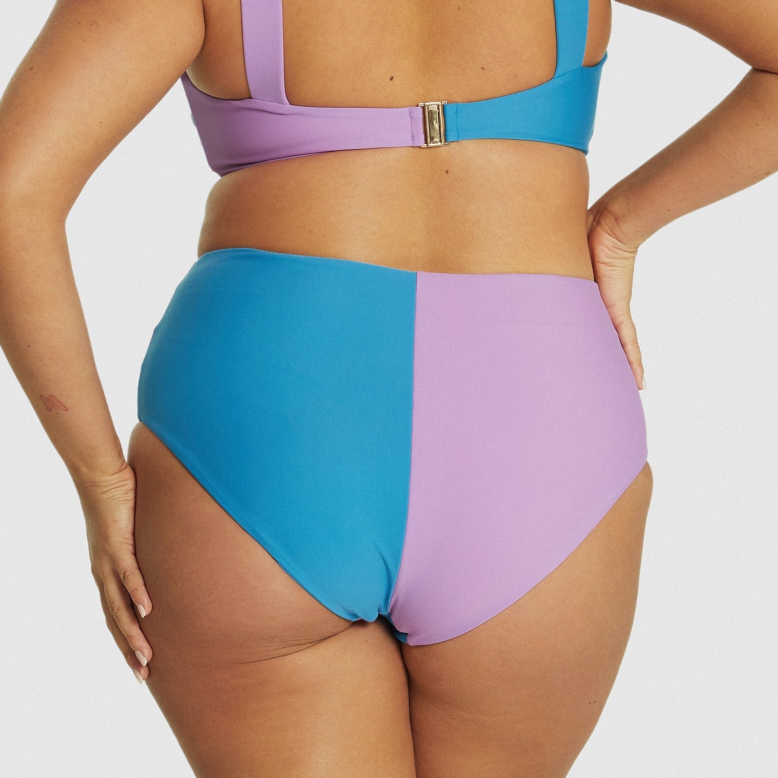 Follow The Sun / Bikini Bottoms / Blue + Lilac - FINAL SALE