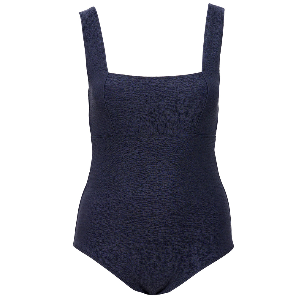All The Right Places / Ink Textured One Piece Swimsuit