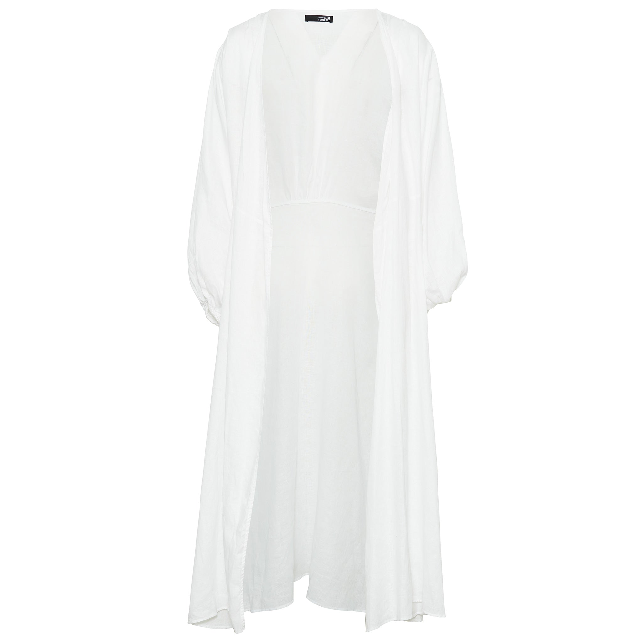 Dusk 'Till Dawn / Linen robe / White