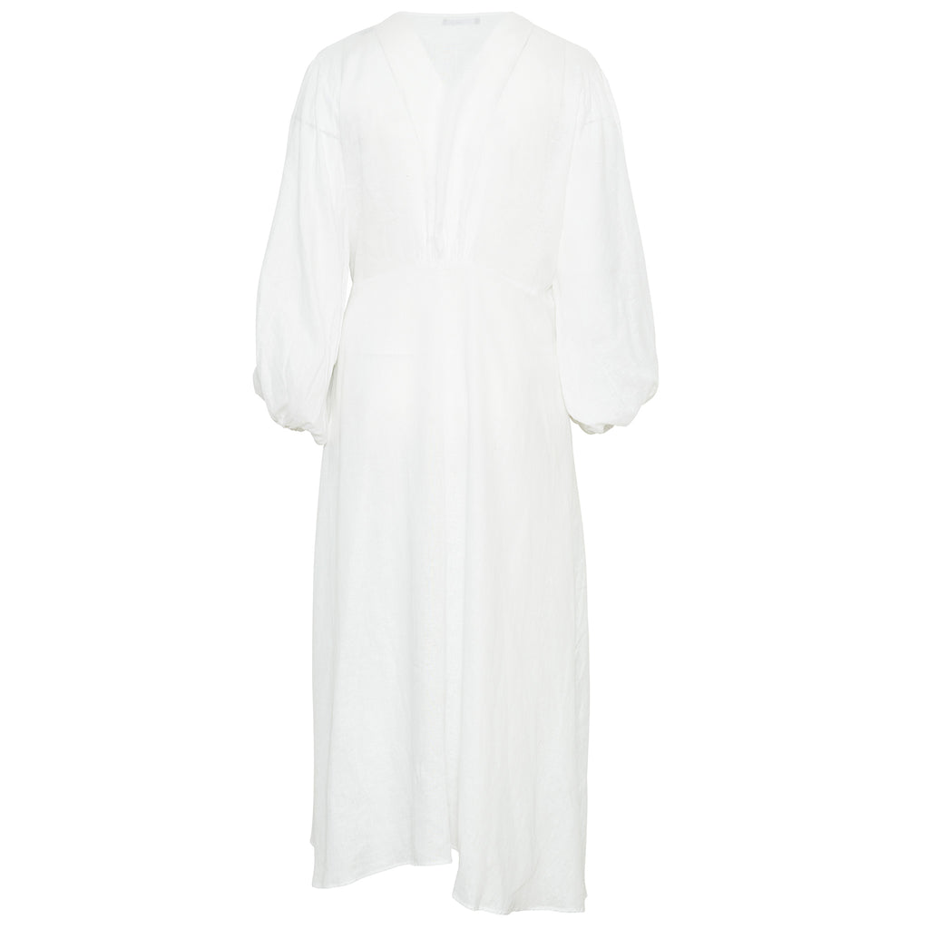 Dusk 'Till Dawn / Linen robe / White