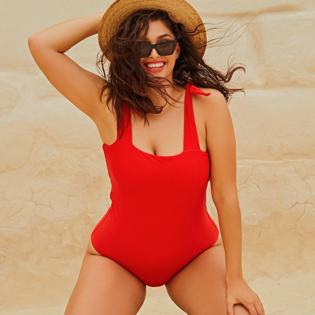 Plus size swimsuit for curves